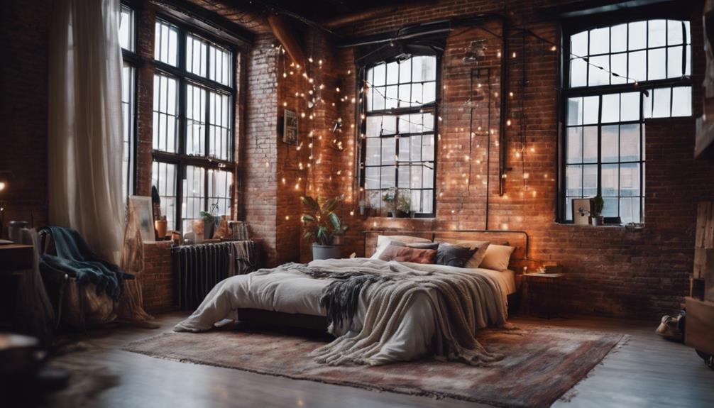 eclectic loft bedroom ideas