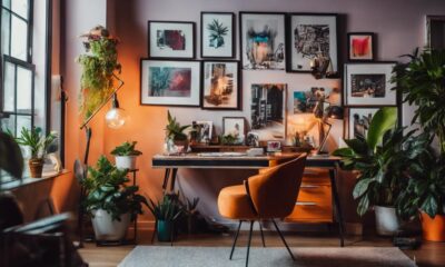 eclectic workspace style envy