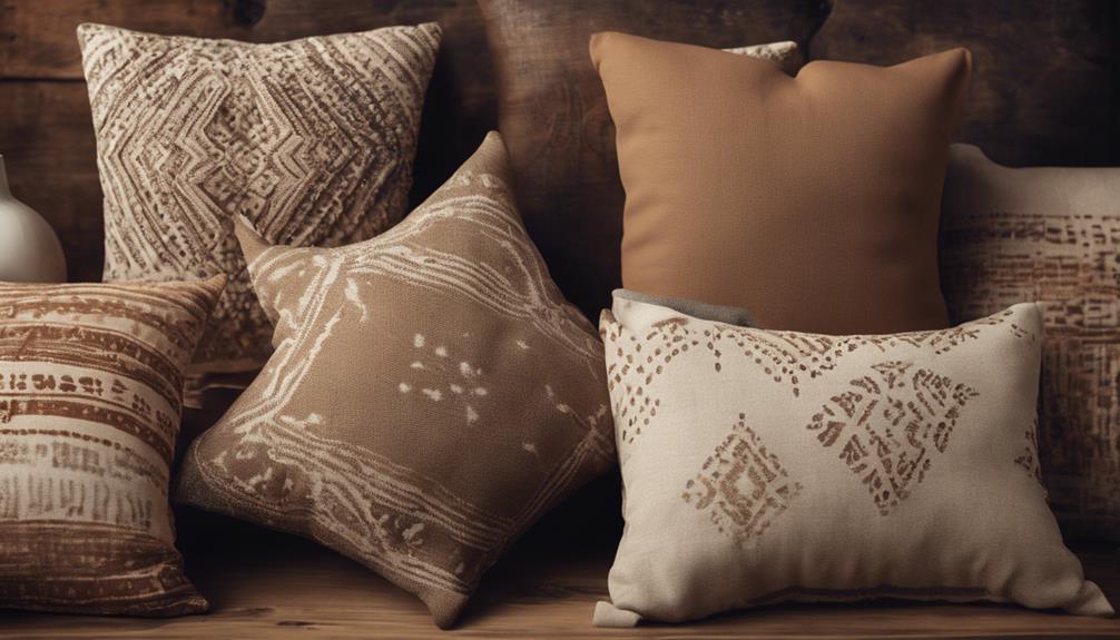 handmade rustic style pillows