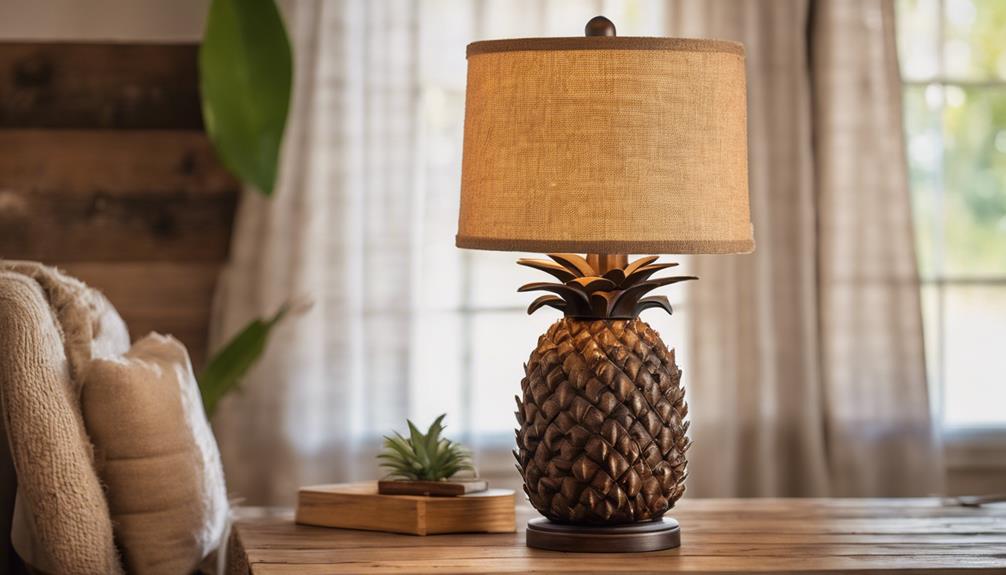 pineapple table lamp sale