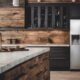 rustic meets modern cabinets
