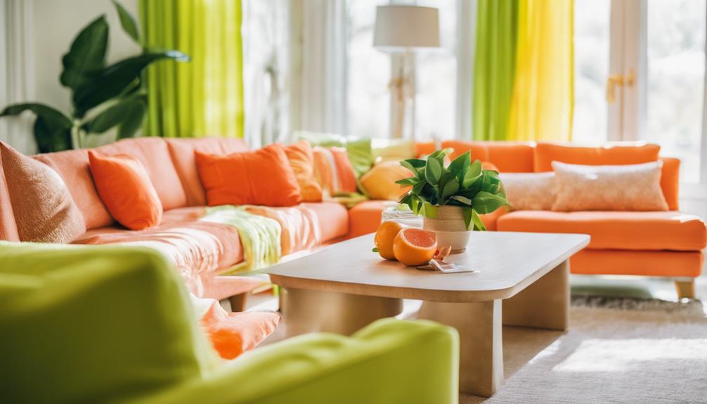 vibrant citrus color palette