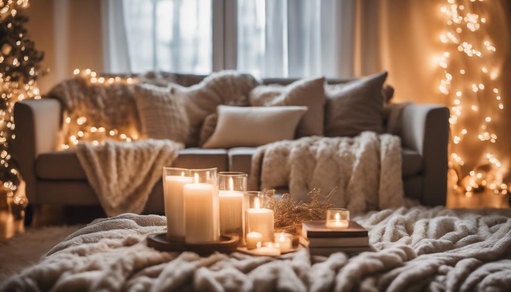 cozy textiles warm ambiance