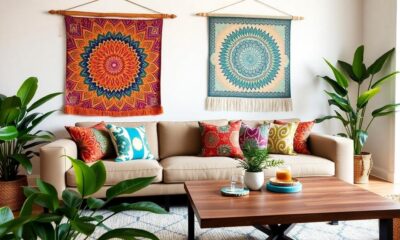 batik inspired modern interior design