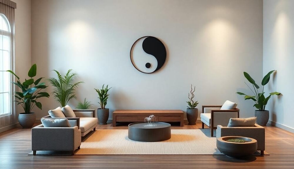 emphasize balance in feng shui