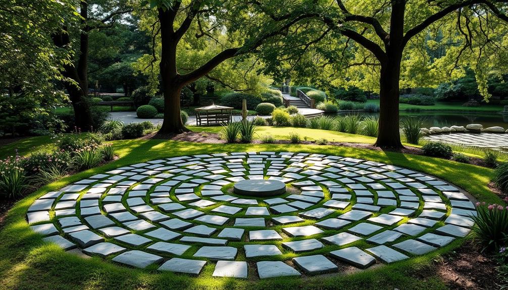 exploring meditative labyrinth paths