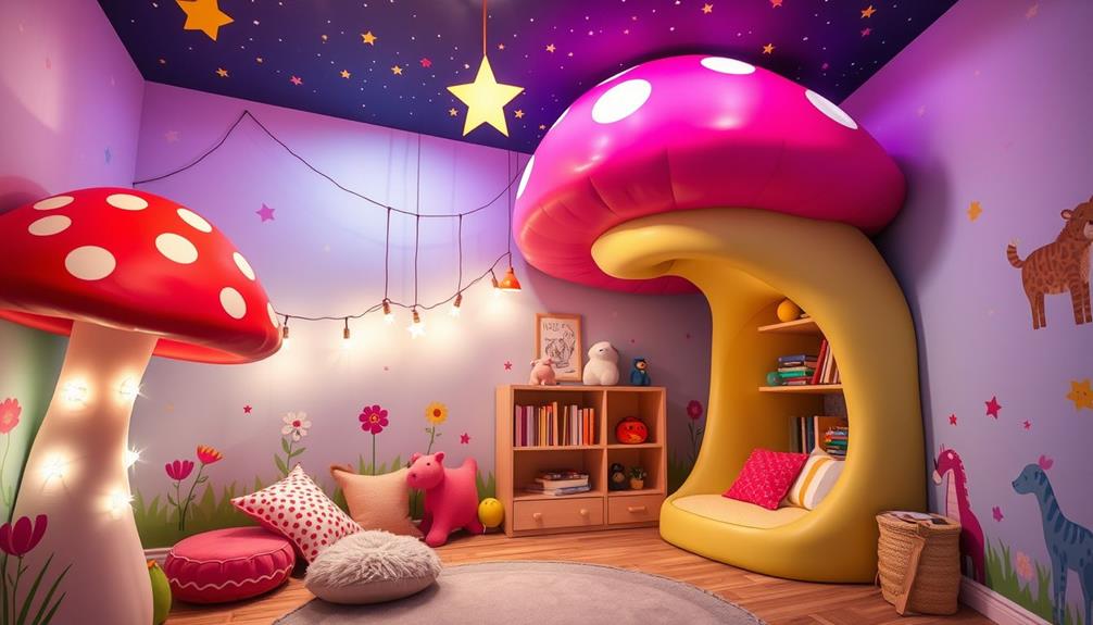 playful colorful imaginative space