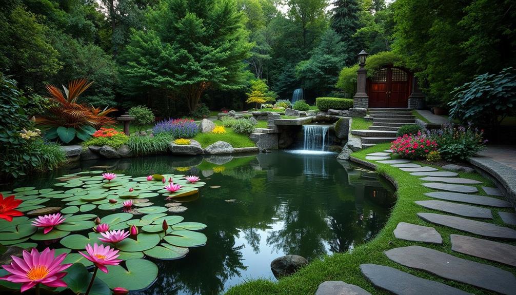 water features enhance retreat design