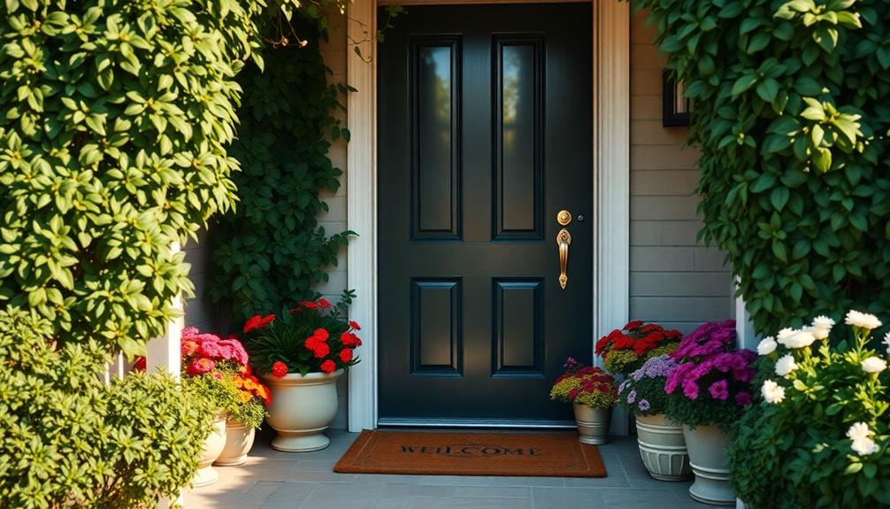 welcoming entrance enhances appeal