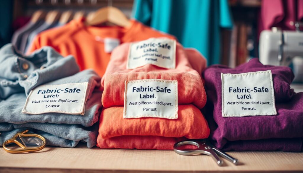 Choosing fabric safe labels for permanent clothing label solutions