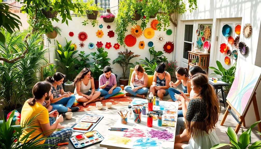 artistic expression through crafting