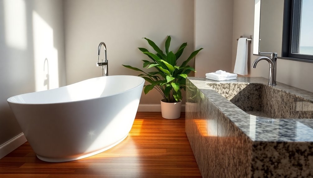 bathtub material selection factors