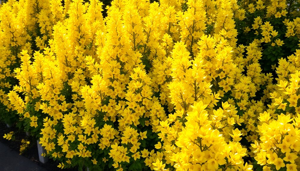 bright green ornamental shrub
