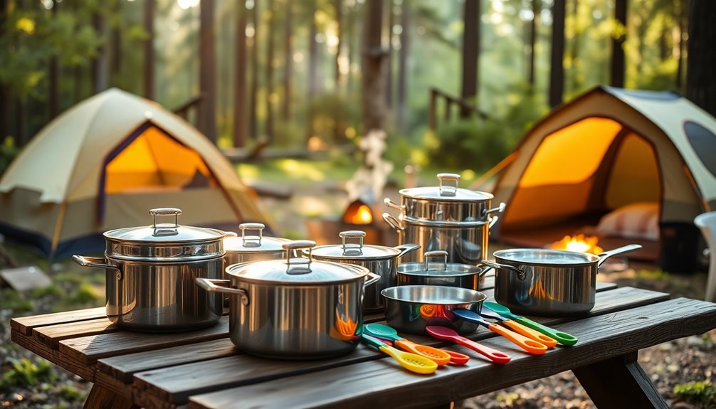 camping cookware selection criteria