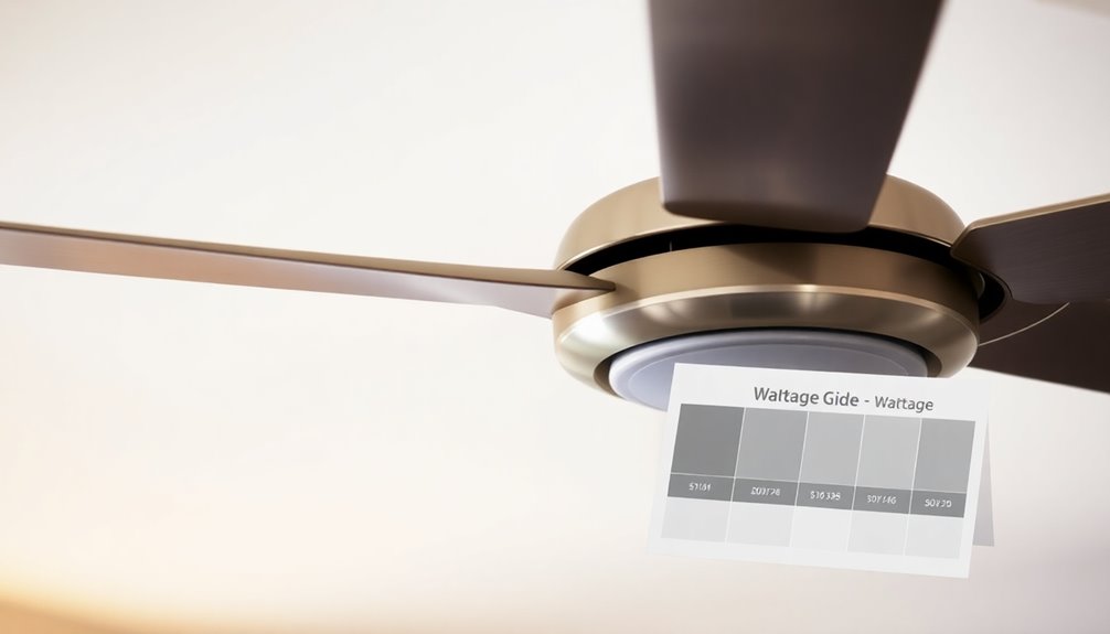 ceiling fan power consumption