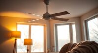 ceiling fan winter setting