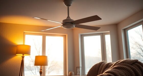 ceiling fan winter setting