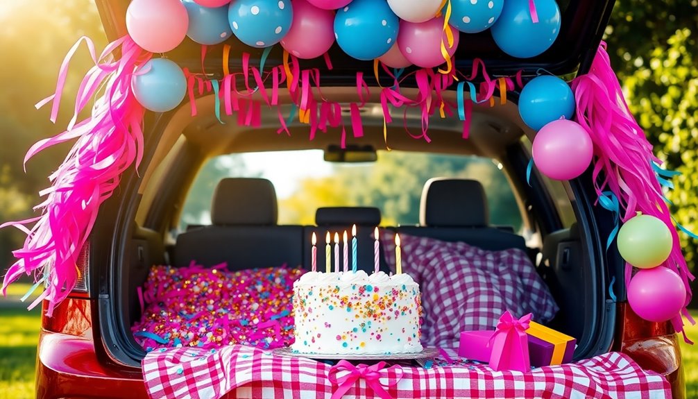 celebrate with colorful sparkles