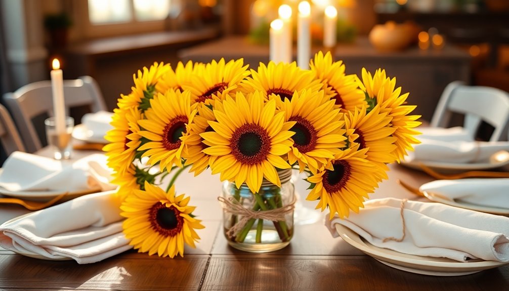 cheerful and colorful arrangements