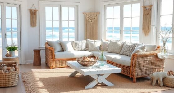 chic coastal bohemian decor