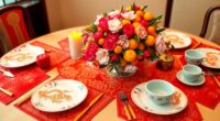 chinese new year table setting