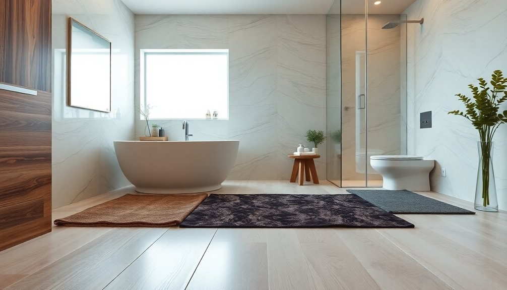 choosing bathroom waterproof flooring