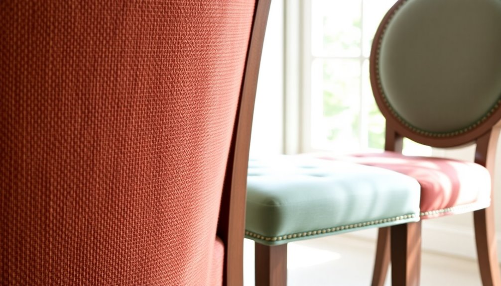 choosing dining chair fabric