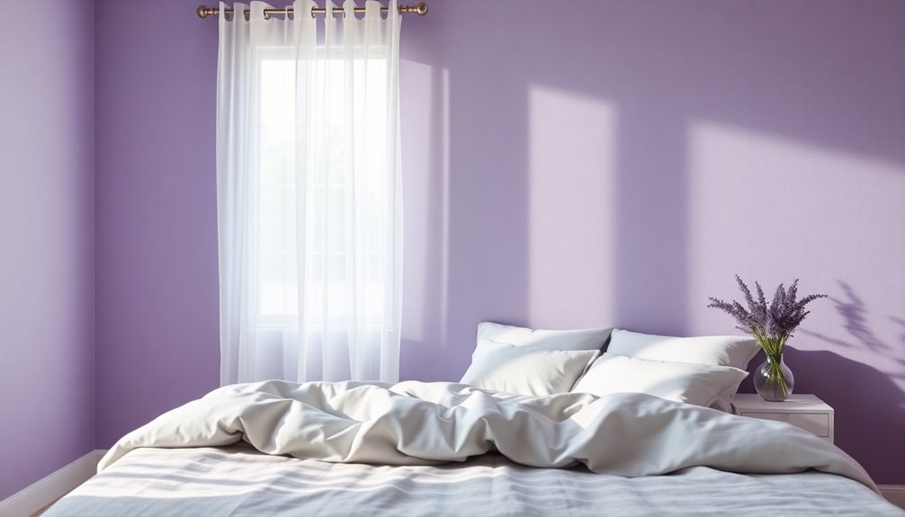 choosing lavender bedroom paint