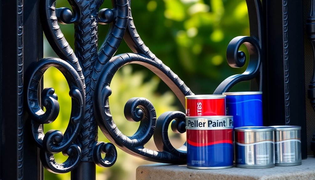 choosing paint for wrought iron