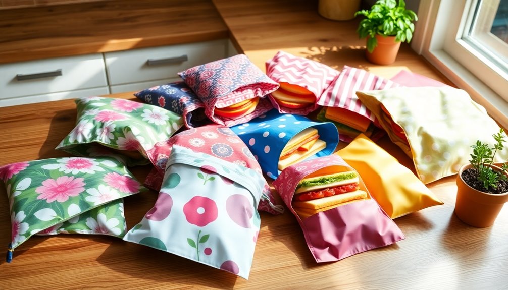 choosing reusable sandwich bags