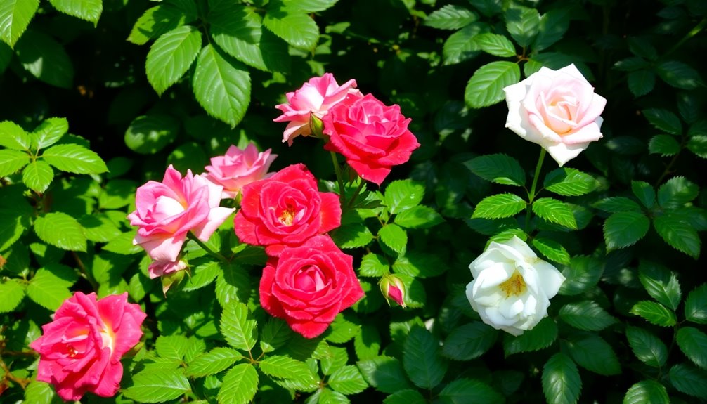 choosing shade tolerant roses