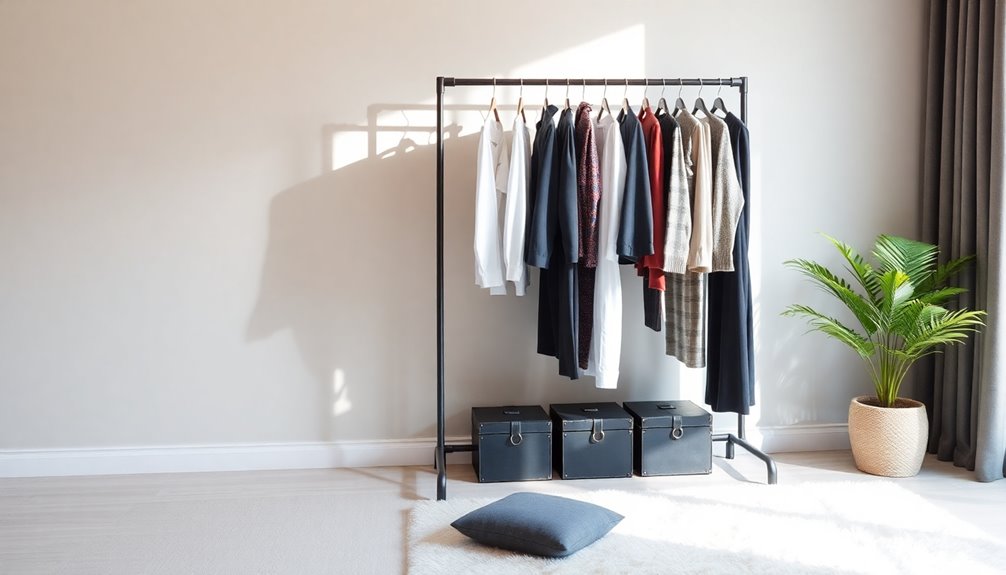 choosing stylish clothing racks