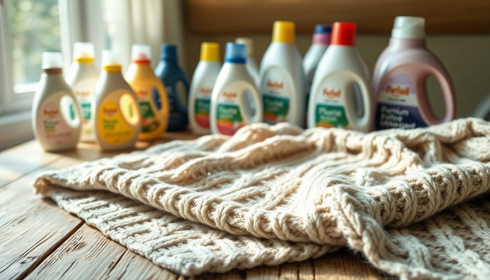 choosing wool detergent carefully