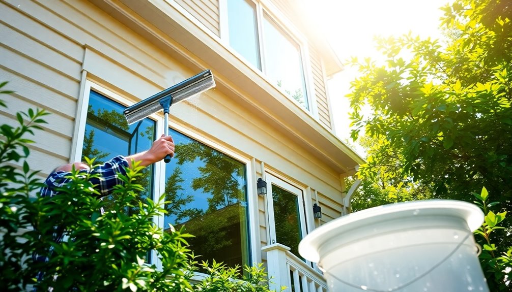 cleaning challenging window areas