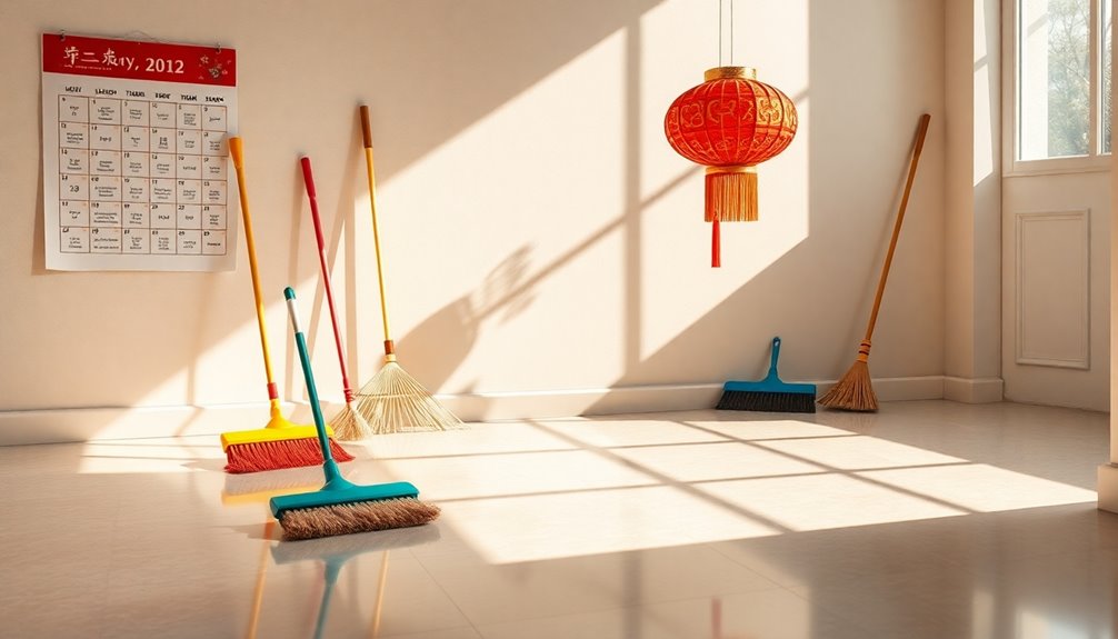 cleaning tasks organized weekly