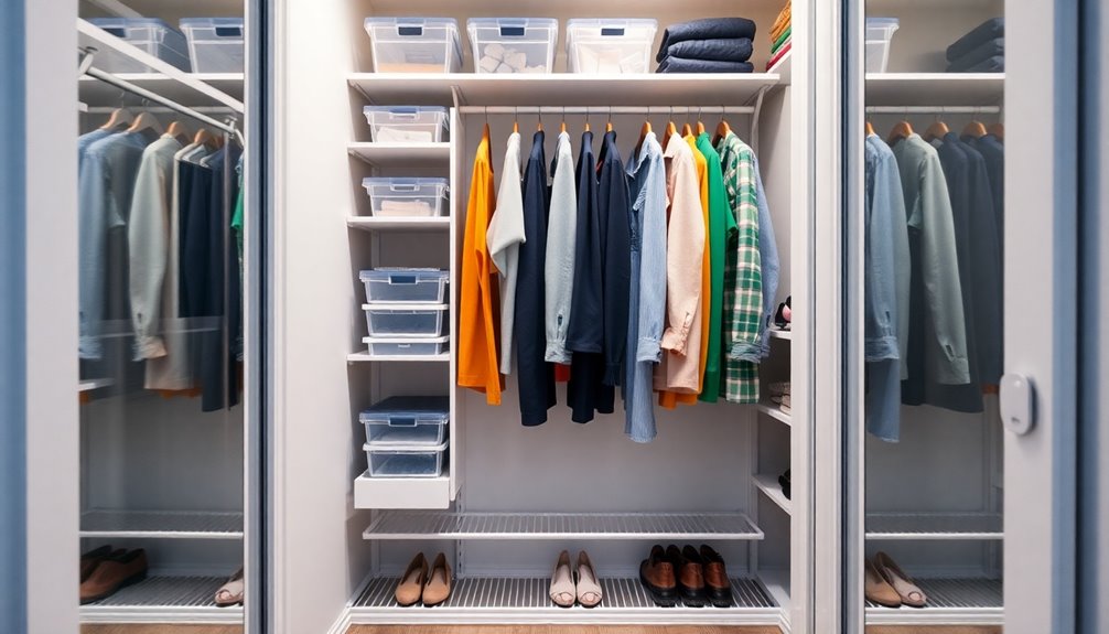 closet organizers for small spaces