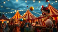 clowns carnivals circuses history