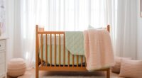 cozy stylish nursery bedding