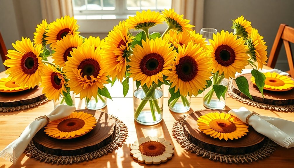 creative sunflower decoration ideas