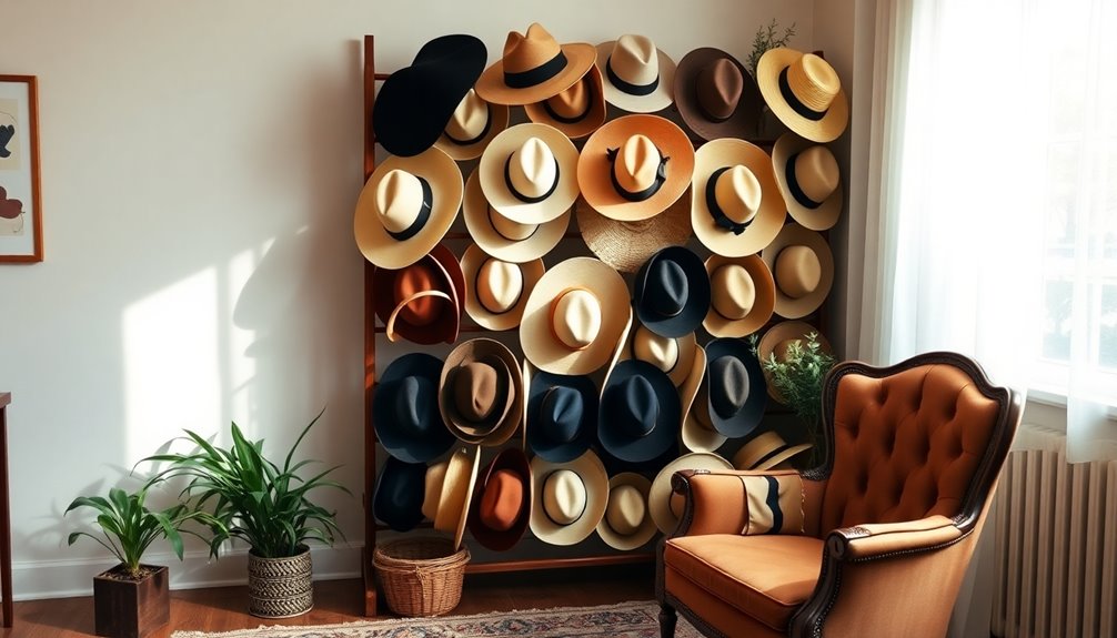 creative ways to showcase hats