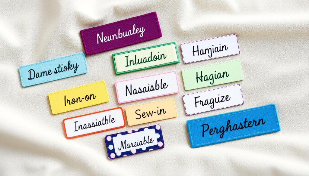 custom name labels for clothes