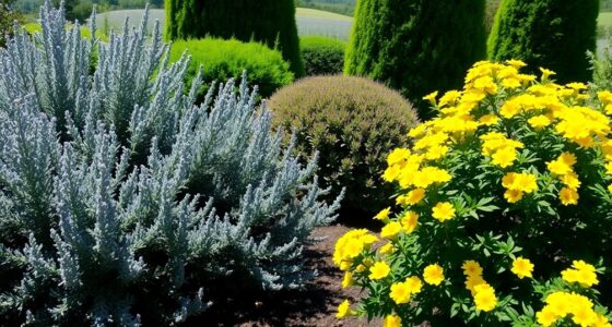 deer resistant garden shrubs selection