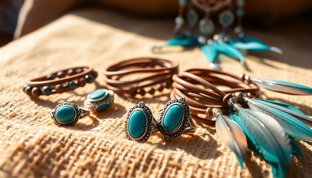 eclectic boho jewelry pieces