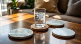 elegant coasters for protection