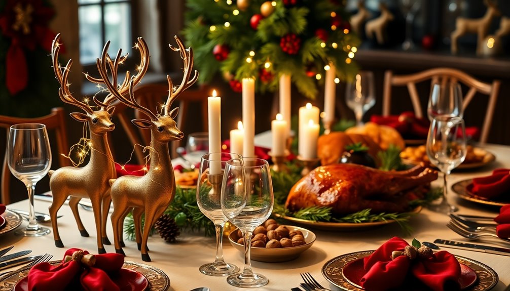 elegant holiday food presentation