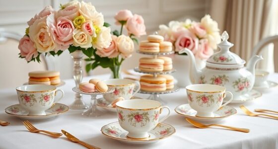 elegant tea party decor