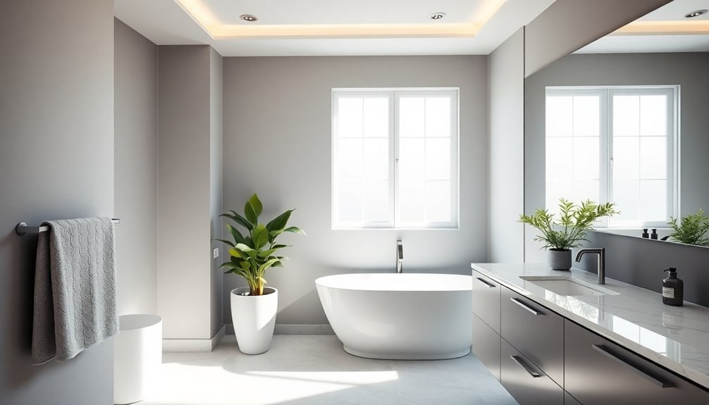 enhance bathroom visual appeal