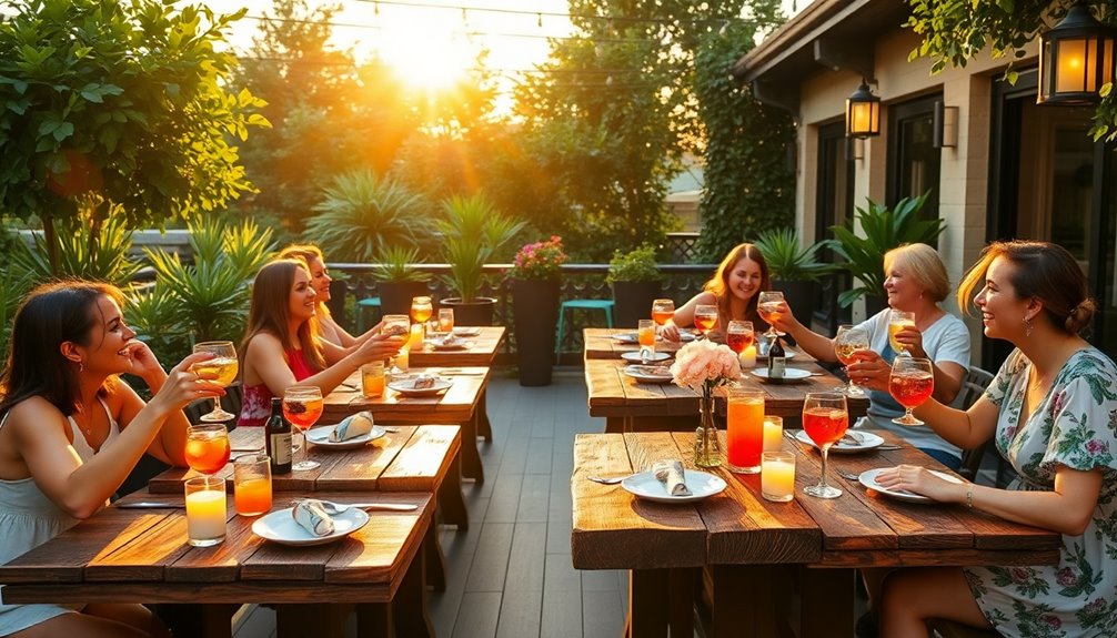 enjoying meals outdoors benefits