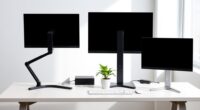 ergonomic workspace monitor stands