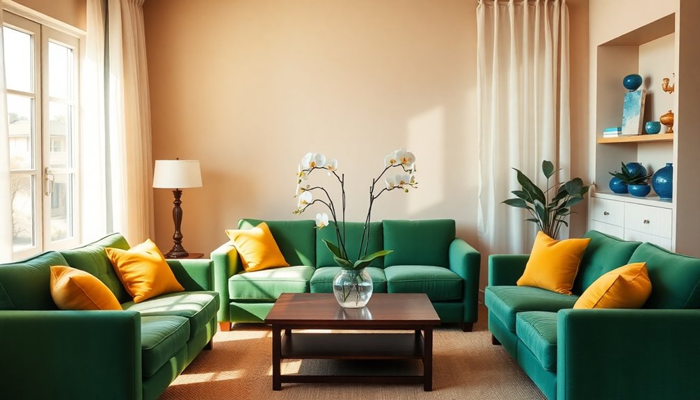 feng shui living room colors